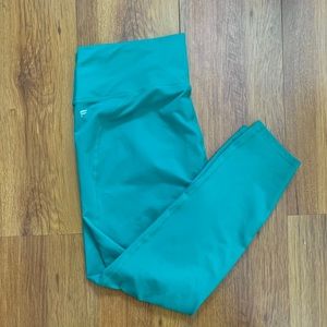 Fabletics Teal Crop Leggings